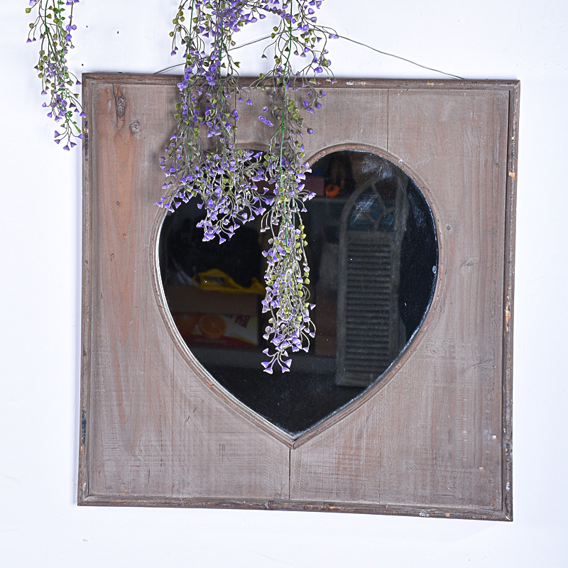 Vintage Farmhouse French Heart Hoome Goods Decorative Mirrors Wholesale