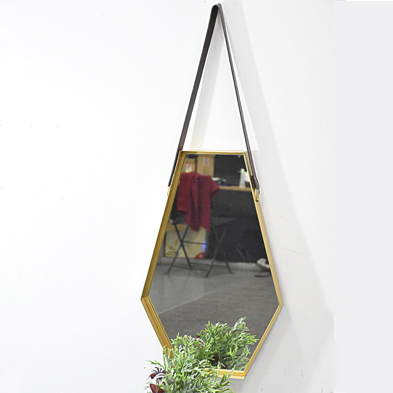 Vintage Antique Metal Wall Hanging Home Decoration Mirror
