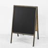 Vintage Double Sided A Frame Metal Chalkboard Easel 