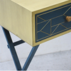 Geometry Metal Leg Design Vintage Classic Wooden Console Table