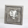 Shabby Chic Vintage heart Black Wooden Photo Frame for Home Décor