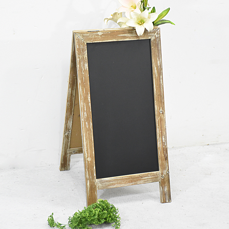 Handmade A Frame Vintage Wood Chalkboard for Wedding Ideas