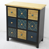 Urban Loft Retro wooden 9 Drawer Chest