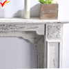 Shabby Chic Antique Vintage Indoor Freestanding Decorative Wooden Fireplace