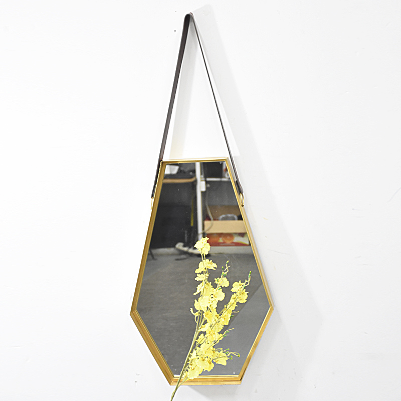 Vintage Antique Metal Wall Hanging Home Decoration Mirror
