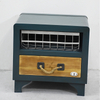 New Design Antique Dark Blue Wooden Bed Side Table