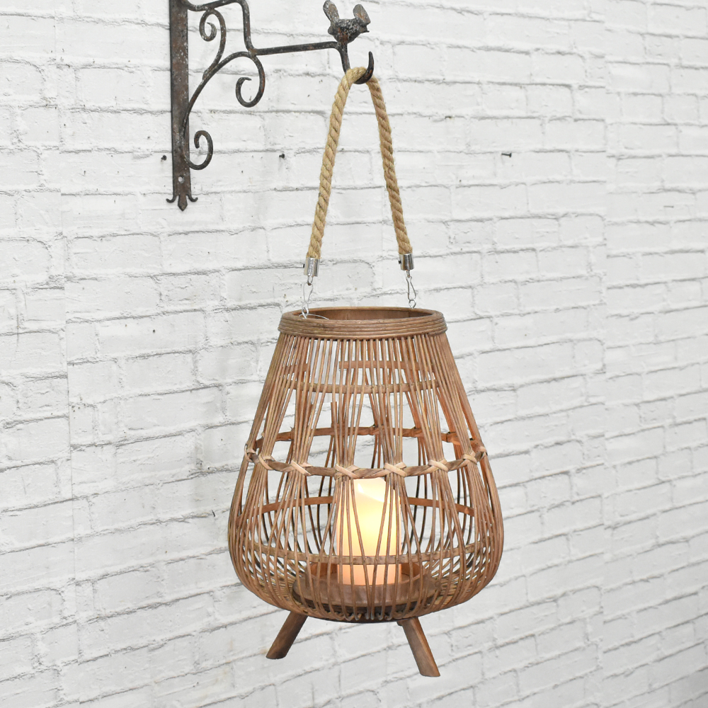 Luckyiwnd Hot Selling House Decoration Bamboo Lantern, Chinese Import Bamboo Arts & Crafts Candle Lantern For Wedding Decor