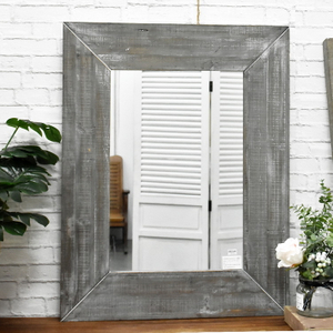Factory Direct Selling Rustic Rectangular Shaped Wall Mirrors,Home Decoration Mirror Decor Wall